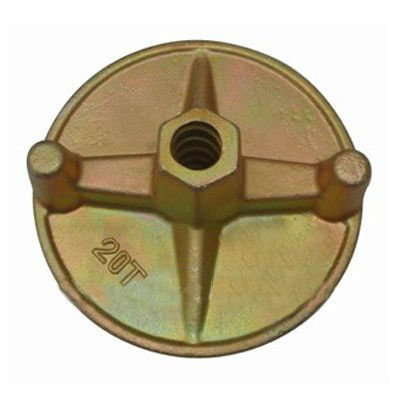 CE Scaffolding Accessories , Formwork forged wing nut φ17 / 160kn for tie rod