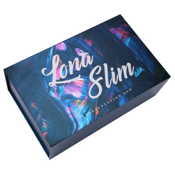 Custom Luxurious Flip Open Gift Boxes Pearl Perfume Bottle With Plastic Lining