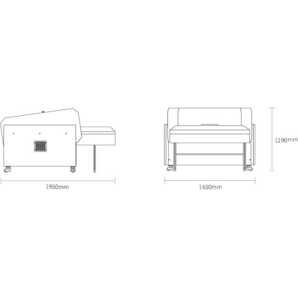 T-400QS Máquina de placa CTP integrada a laser de 825nm com carregador automático de cassete único