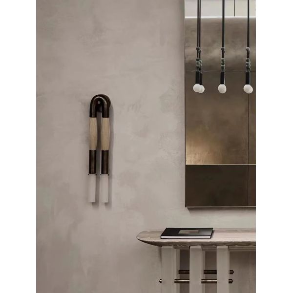 Copper Decor LED  Bedroom Corridor Hotel Living Dining Room Horsehair Sconce Wall Lamp  (WH-VR-148)