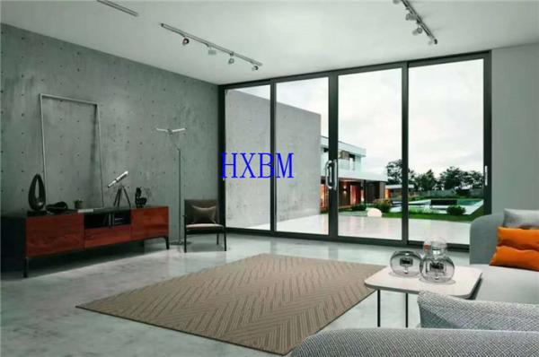 2.0mm Profile 6063 -T5 Double Glazed Aluminium Doors 9A