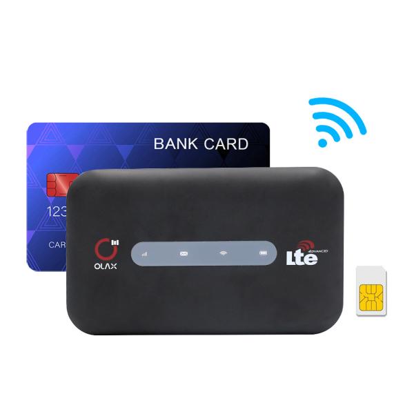 4Gはポケット携帯用Wifiのルーター2100mahの鍵を開ける