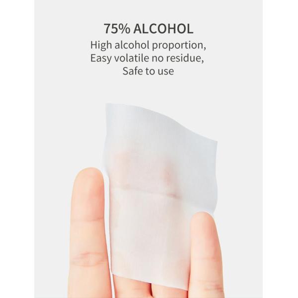 Дезинфектант руки алкоголя 75% устранимый намочил Випес для ежедневного домашнего анти- вируса