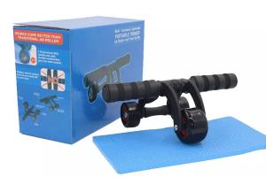 Portable Strong Grip Abdominal Trainer Roller Home Fitness Exercise Equipment