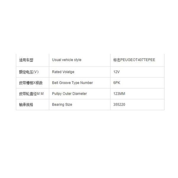 Kpl Magnetic Clutch Compressor AC Coil Bearing for Peugeot 407 TEPEE 12V Auto Air Conditioning Parts
