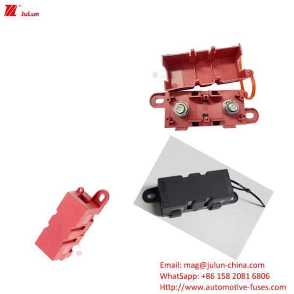 Warm Performance ANS Fuse Holder For Electric Equipment In Cars Red And Black Plastic Case Nylon
