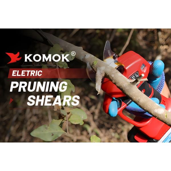 Беспроводный электрический обрезатель резач ветвей деревьев с 2 шт. 2Ач литийными батареями 1,57 дюйма 40 мм диаметром резания