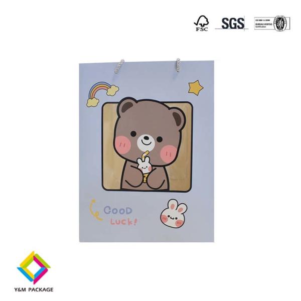 Paper Gift Bag Kids Children Gift Bags Cute Printing For Birthday Favors Chocolate Toys