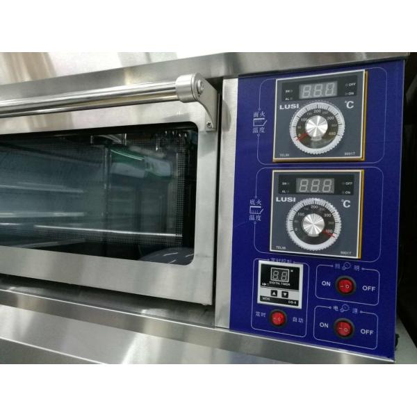 Печь палубы большой емкости электрическая приходит с камерой экстерьера нержавеющей стали