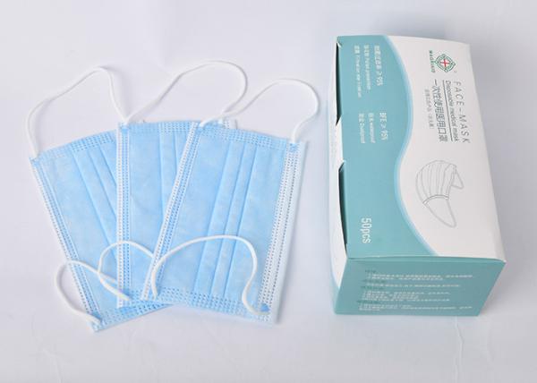 Non Irritating Surgical Dust Mask Canada Face Protection Mask Construction Three Layer