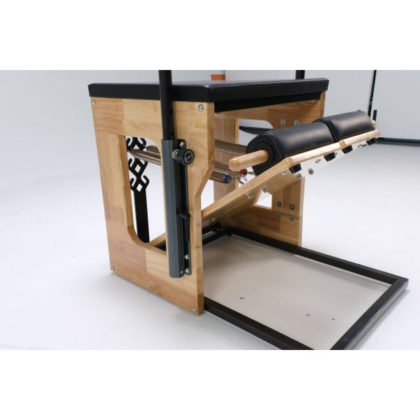 Solid Wood Wooden Pilates Equipment Pilates Stability Chair U+XM004SM With 2.8cm Thick