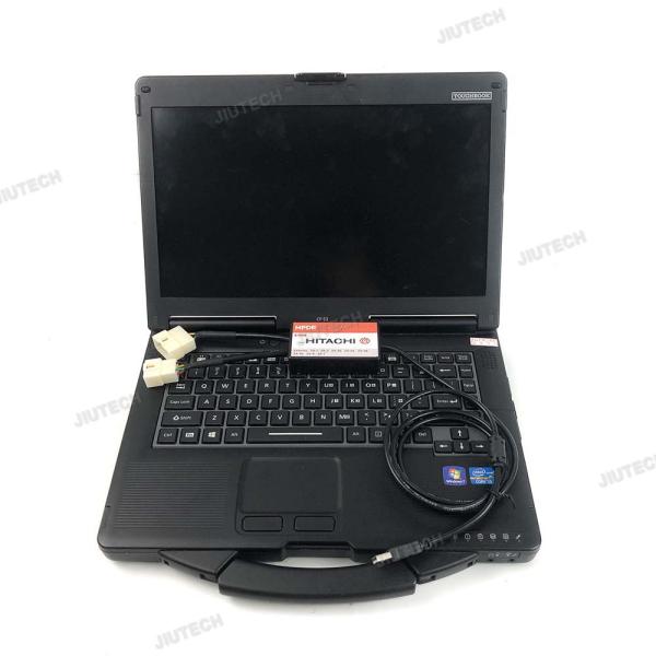 Pour le Dr.ZX Diagnostique câble USB 4Pin et connecteurs 6Pin Cont Pour Hitachi Scanner Diagnostique Excavator Diagnostic Outil + CF53 Laptop
