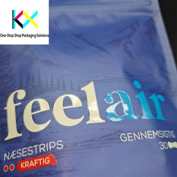 Customized Printing Stand Up Zipper Bags 130um For Daily Necessities