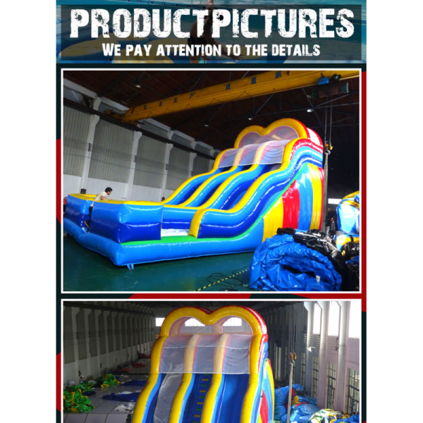 Inflatable Water Slide with Swimming Pool for Kids and Adults on Sale