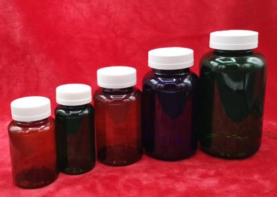Aluminium Liner PET Medicine Bottles Colorful 175ml Volume With CR Cap