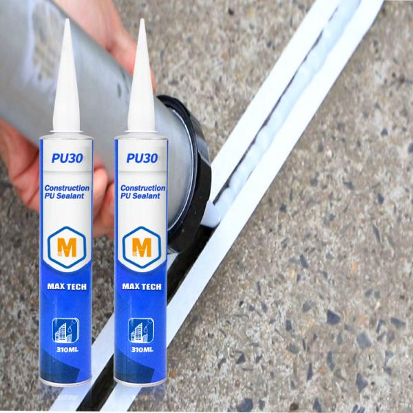 Concrete Sealant - Paintable Concrete Expansion Joint Filler - Non-sag Polyurethane Caulk for Joints & Walls - Grey Conc