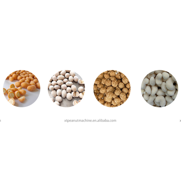 PLC Controlled Coating Machine for Dough Peanuts/Flavored Coffee Beans/Nuts High-Speed Spinning Automatic Batch Coating Machine