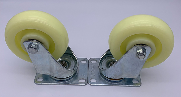 Трудная плита шарнирного соединения рицинуса колеса нейлона PA 3 дюйма