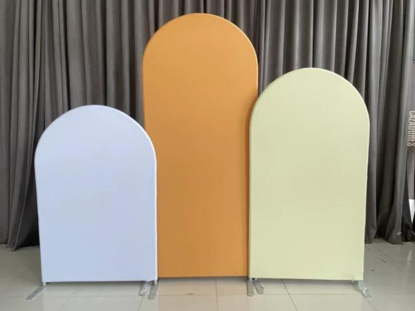 Arch Elegant Hexagon Arch Metal Wedding Party Background Backdrop