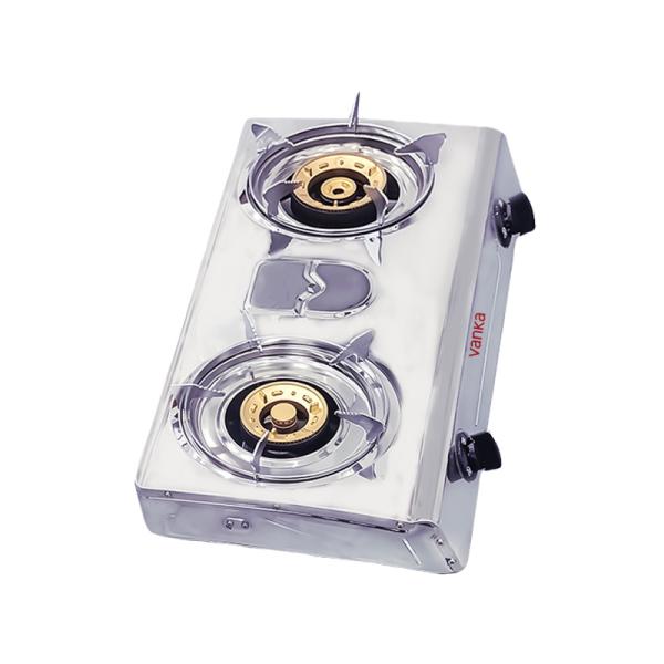 Double Burner Tabletop Gas Stove Industrial Cooker Commercial Use