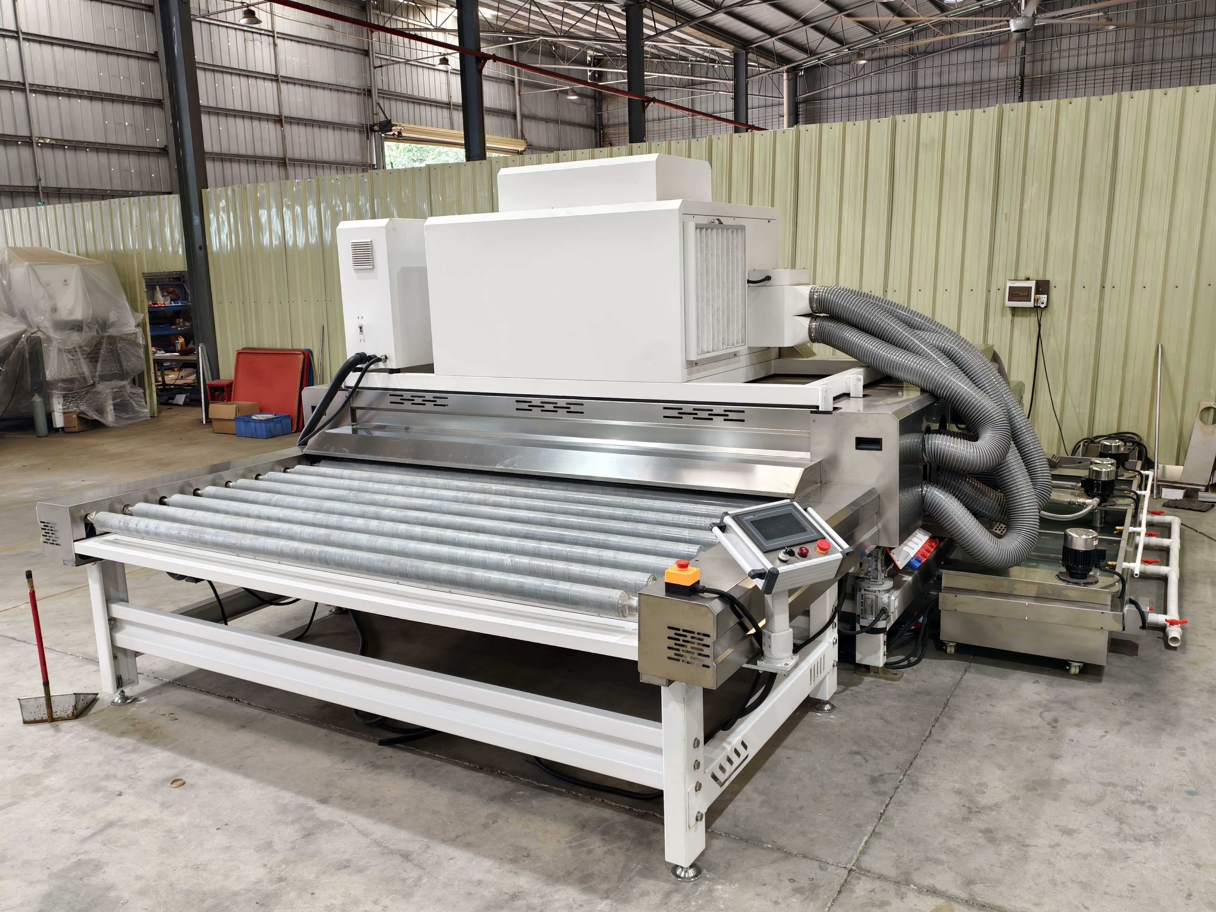23Kw Horizontal Glass Washing Machine 0.5-12m/Min Stable Operation Easy Maintenance