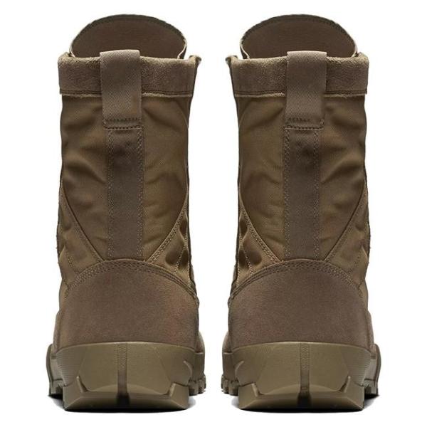 Botas de cuero tácticas para hombre de la selva de la suela exterior de goma 8