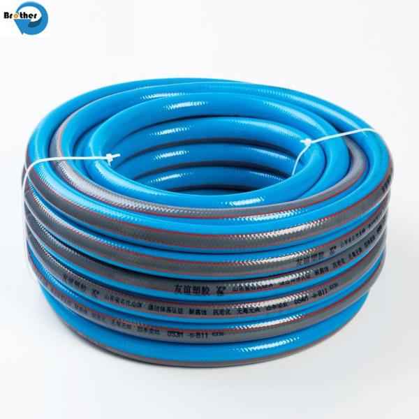 Clear Plastic Vinyl Tubing Fiber Reinforced Braided PVC Tube Pipe Hose for Water Transfer