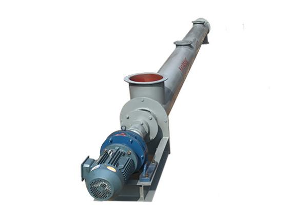 219mm Diameter Seamless Pipe Auger Screw Conveyor With Hanger Bearing