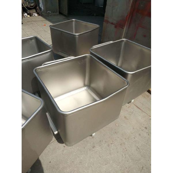 Jf Sheet Metal-Stainless Steel Тележки для переработки мяса мясной промышленности Bin