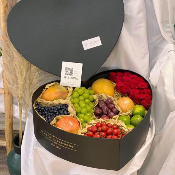 Роскошные подарки в форме сердца с двойным слоем ювелирных изделий