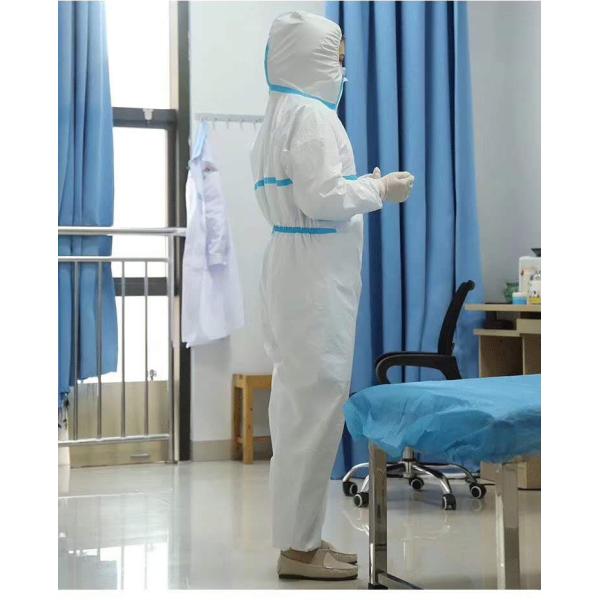 Antivirus Medical Disposable coverall Protective Clothing CE certificate suit