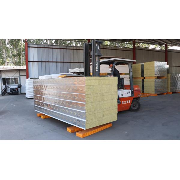 Wall Insulation Rock Wool Sandwich Panel Furnace Sandwich Panel Fireproof Panels