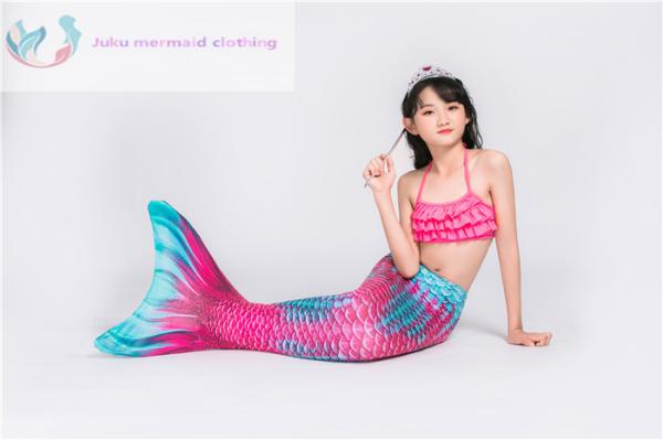 Mermaid Tail Fin Monofin Swimmable Costume For Swimming With Fin Size For 6Y Up