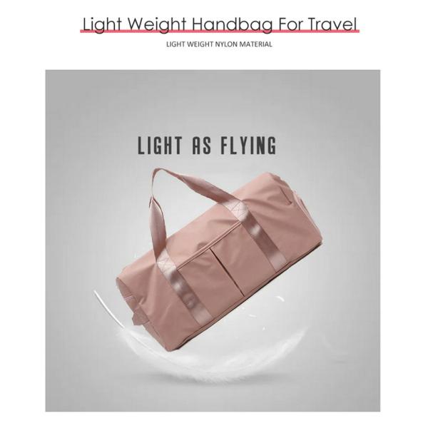 Ladies Canvas Large Fitness Sport Gym Duffle Bag