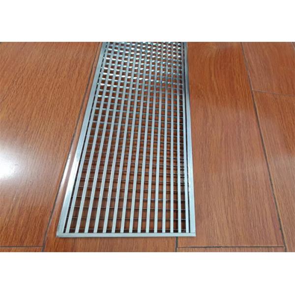 bandejas lineares de aço inoxidável da drenagem da piscina da raspagem de 20×4mm