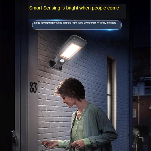 Солнечный свет|На открытом воздухе водоустойчивое IP65|100/210 уличных светов СИД УДАРА|Батарея лития|Постепенный свет стены пути