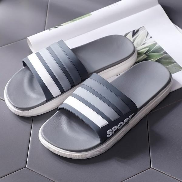 Flexible Mens Lightweight Summer Slippers , Non Slip Shower Sandals SW191191