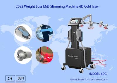 Laser 6D de baixo nível para redução de gordura 532nm verde 635nm terapia de luz vermelha dispositivo de terapia a laser frio