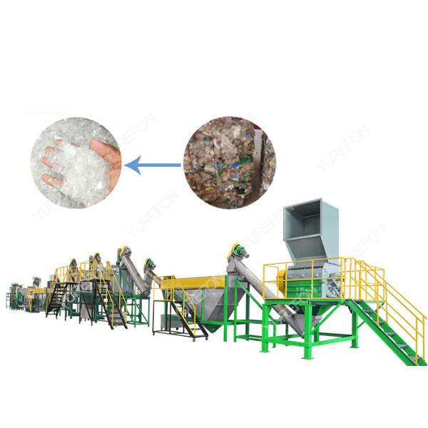 300 - 1500 Kg/H PET Bottle Plastic Washing Recycling Machine with Stainless