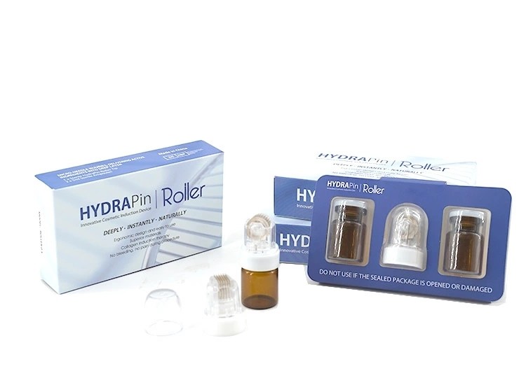 NO Plugs Type Newly Designed 42/150Gold Titanium Microneedle Hydra Stamphydra Roller for Skin Rejuvenation