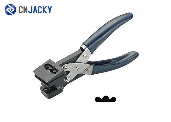 Round / Oval Hole Manual Card Cutter , Hand Slot Punch Tool For Plastic Card