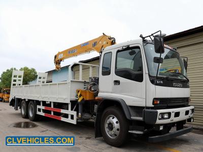 FVZ 300hp ISUZU Truck Mounted Crane 15m Telescopic Boom Crane Truck