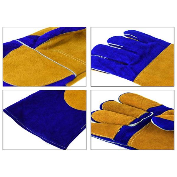 Durable Long Sleeve Heat Resistant Gloves Wrist Stitching Reinforcement Design