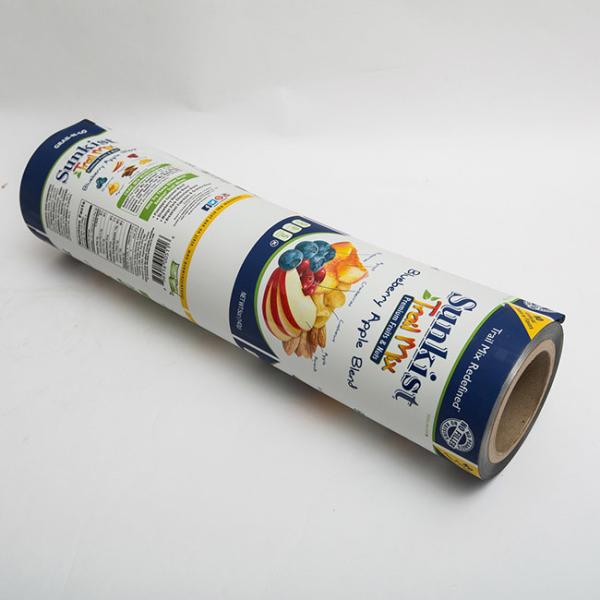 1oz  Multilayer Stretch Compound Food Packaging Plastic Roll Film For Dry Fruit Chips
