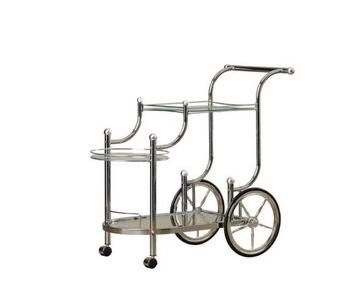 Metal Modern Drinks Trolley Gold Glass Bar Cart Hotel Food Serving