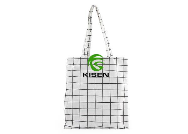 Multi Purpose Large Plastic Tote Bag , Long Handles Foldable Polyester Shopping Bag