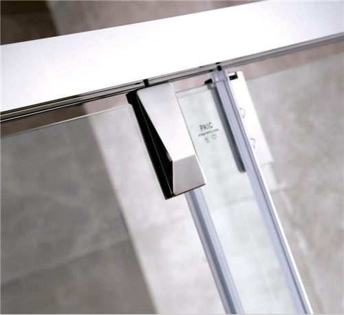 Two Panel Sliding Glass Shower Doors Glass Thickness 6mm With PVC Waterproof Strip