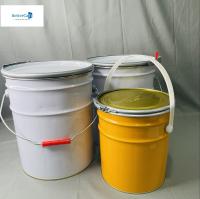 Alta durabilidade 5 litros lata de estanho com tampa de borracha junta de embalagem de estanho de recipiente industrial com anel de bloqueio