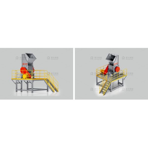 High Efficiency Bottle Grinder/Crusher Machine Robust For Plastic Recycling