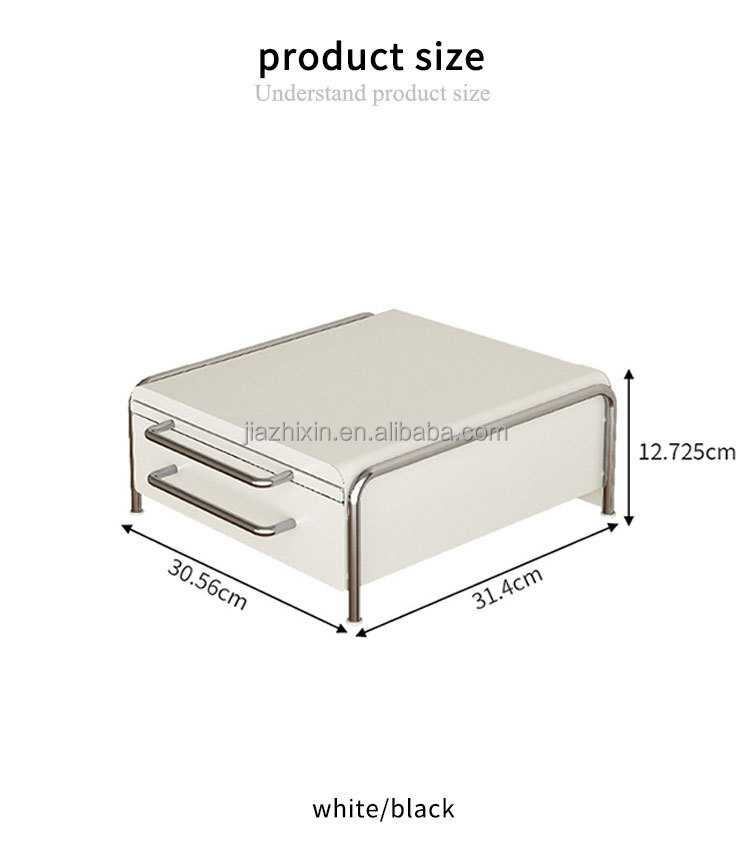 New 2 Tier Coffee Machine Capsule Holder with Pull-out Board  Nespresso Pod Storage Box Tea Bag Plate Rack Mug Organizer Drawer